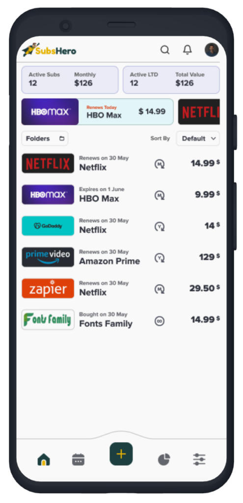 manages subscriptions on android and ios